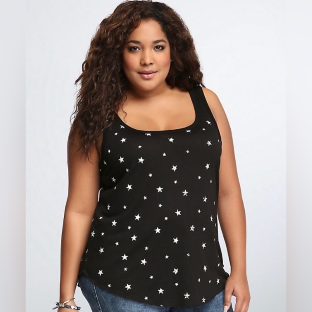 Torrid Star Print Tank Top